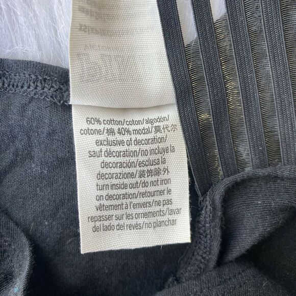 Victoria’s Secret PINK Tank Top Sz XS Black Workout Yoga Running Summer Beach - Picture 5 of 8